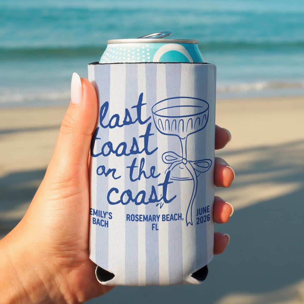 Last Toast On The Coast Shirt, Custom Beach Bachelorette Party Shirt, Bach Club Shirt, Coastal Bachelorette Shirt, Bridal Party Gifts