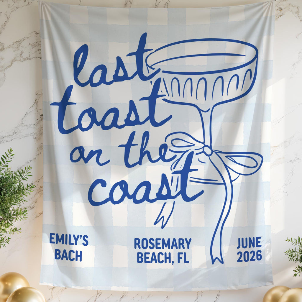 Last Toast On The Coast Shirt, Custom Beach Bachelorette Party Shirt, Bach Club Shirt, Coastal Bachelorette Shirt, Bridal Party Gifts