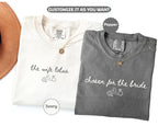 The Wife Lotus Destination Bachelorette Shirts Tropical Bridal Trip Bride Squad Matching Resort Bach Weekend Chosen for the Bride Tee