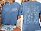 Custom Cowgirl Disco Comfort Colors® T-Shirt, Desert Bachelorette Party Shirt, Girls Trip & Birthday Gift