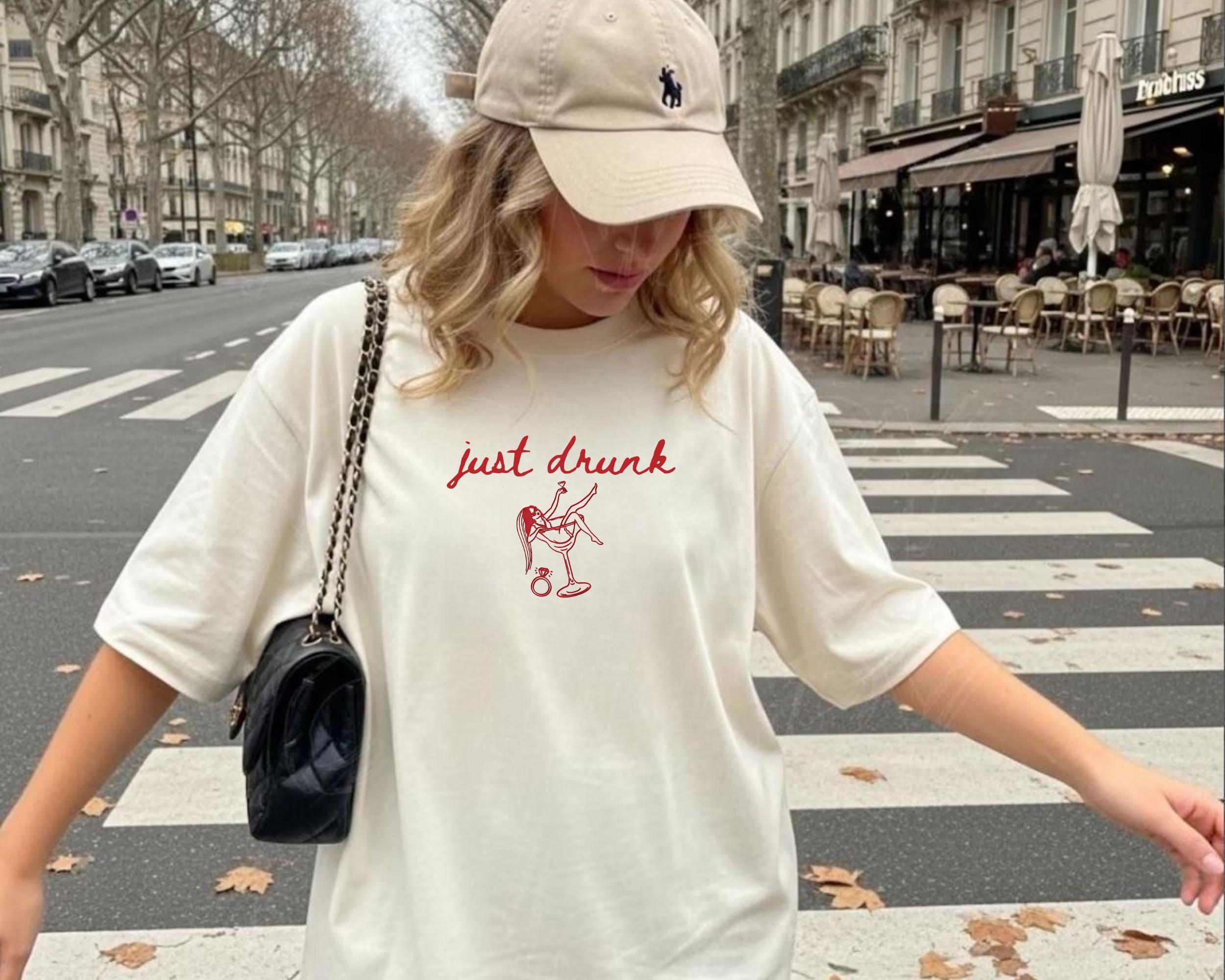 Drunk In Love Bachelorette Shirts Just Drunk Bridal Party Tee Funny Bach Trip Outfit Bride Squad Matching Shirts