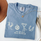 Comfort Colors© Custom Western Lets Go Girls Bachelorette Shirt Cowgirl Bridal Party TShirt Nashville Bride Bach T-Shirt