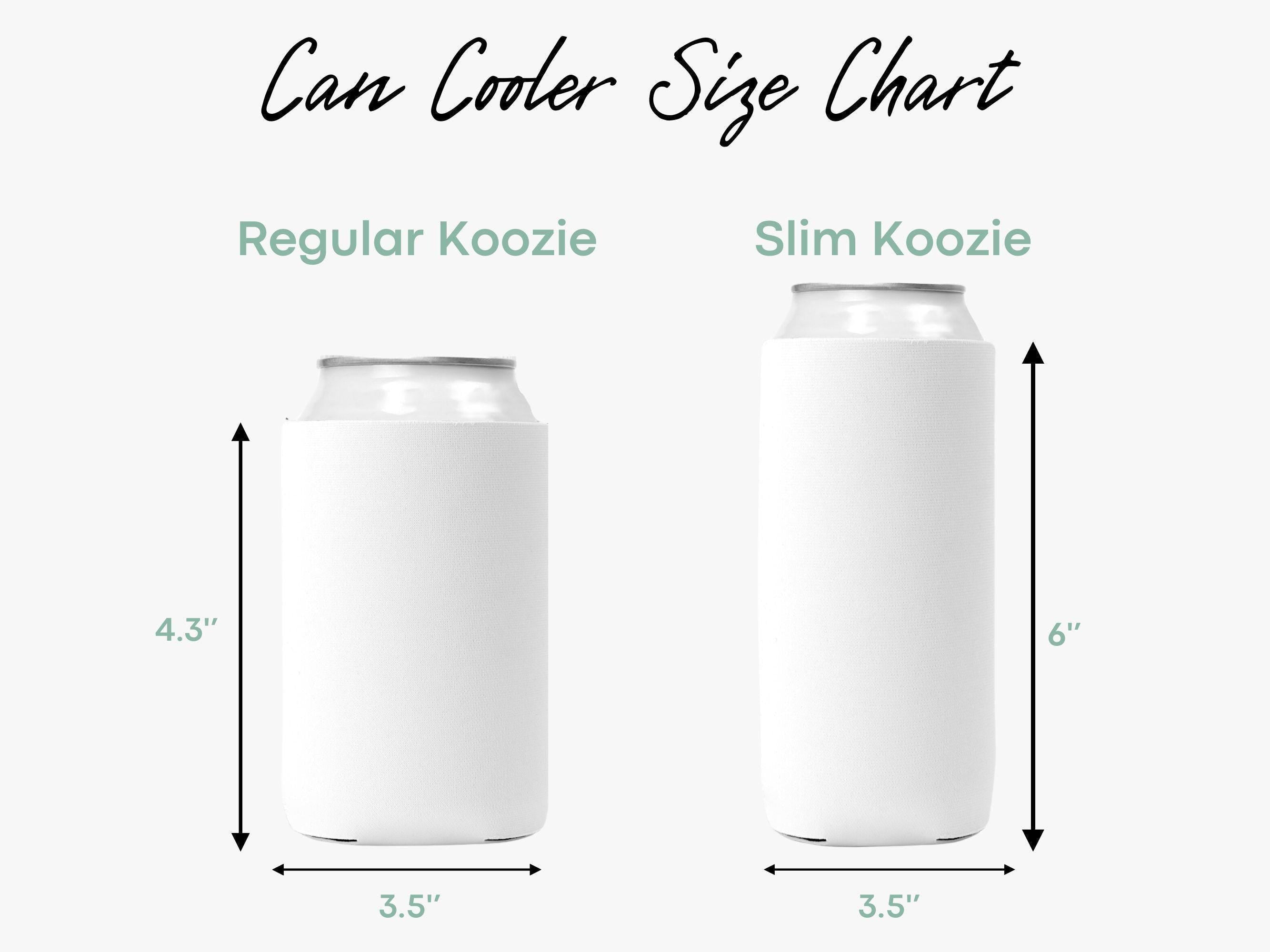 Personalized Beach Wedding Can Cooler Decor, Coastal Wedding Favor, Custom Destination Engage Party Drink Sleeve Guest Slim Can Holder