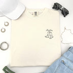 Austin Bachelorette Doodle Icons Unisex Comfort Colors® T-Shirt, Girls Trip Tee, Two-Sided Design