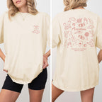 Austin Bachelorette Doodle Icons Unisex Comfort Colors® T-Shirt, Girls Trip Tee, Two-Sided Design