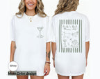 Custom Beach Bachelorette Comfort Colors Shirt, Coastal Bride Trip Tee, Bikini Shell Cocktail Party Shirt