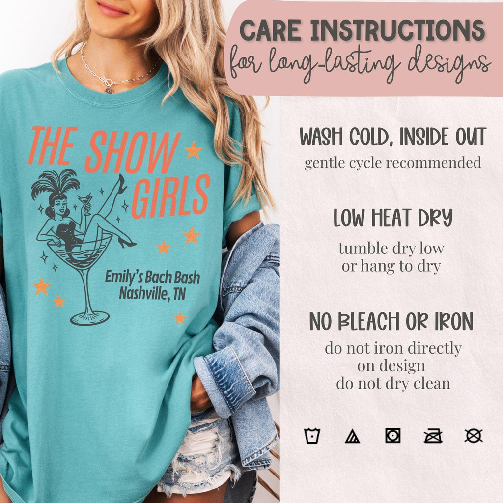 Personalized Orange Era Bachelorette Party Comfort Colors Shirt, Bach Era Shirts, Bach Trip Version, Bridal Era Tshirt, Show Girl Bach Party