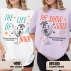 Personalized Orange Era Bachelorette Party Comfort Colors Shirt, Bach Era Shirts, Bach Trip Version, Bridal Era Tshirt, Show Girl Bach Party