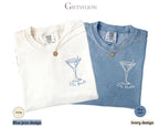 Custom Beach Bachelorette Comfort Colors Shirt, Coastal Bride Trip Tee, Bikini Shell Cocktail Party Shirt