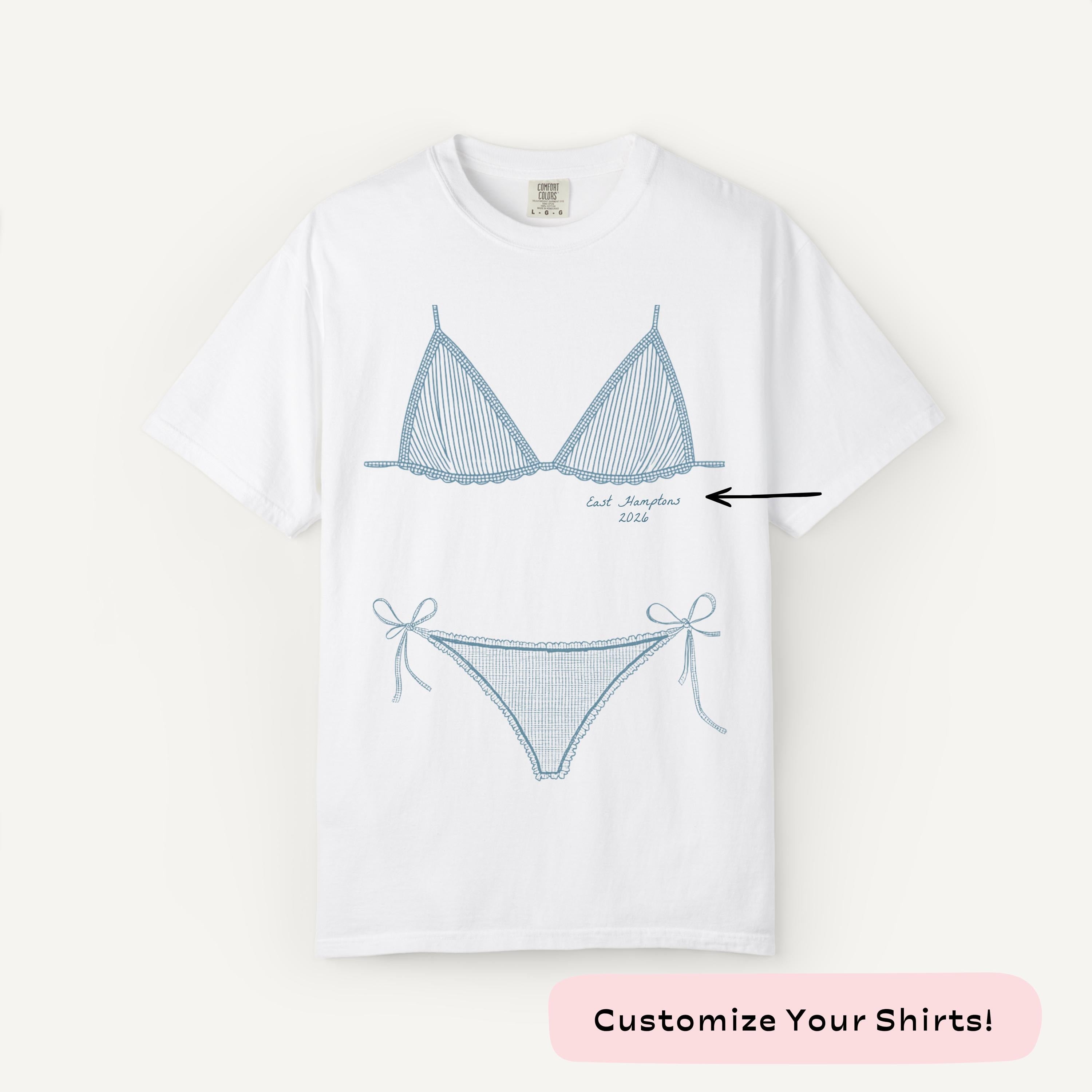 Coastal Bachelorette Shirts Comfort Colors Last Toast on the Coast Bachelorette Bikinis and Martinis Last Splash Seashells and Wedding Bells