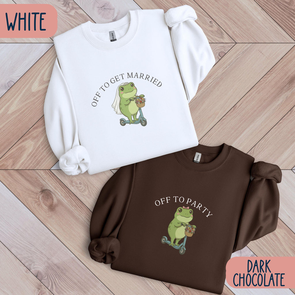 Funny Frog Bachelorette Shirt, Off to Party Bride Tee, Comfort Colors Bach Club, Bridal Party Shirt, Wedding Weekend