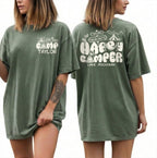 Custom Bachelorette Camp Crew Bridal Shirt Comfort Colors Happy Camper Girls Trip Tee