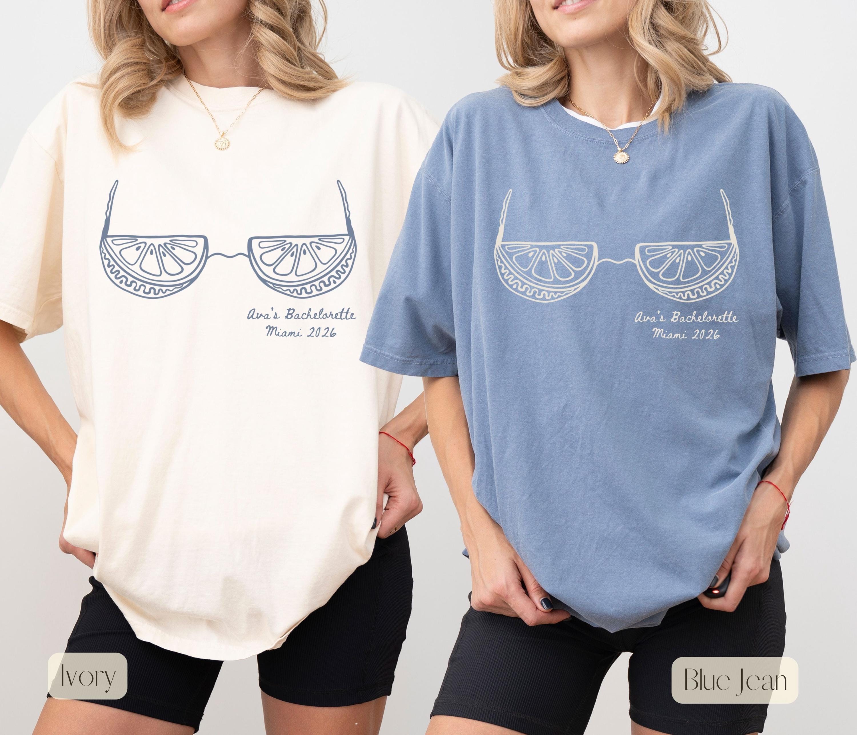 Summer Bachelorette Party Shirts, Orange Main Squeeze Bach, Fresh Off The Market Shirts, Bikini Bachelorette Shirts, Bach Party Tees