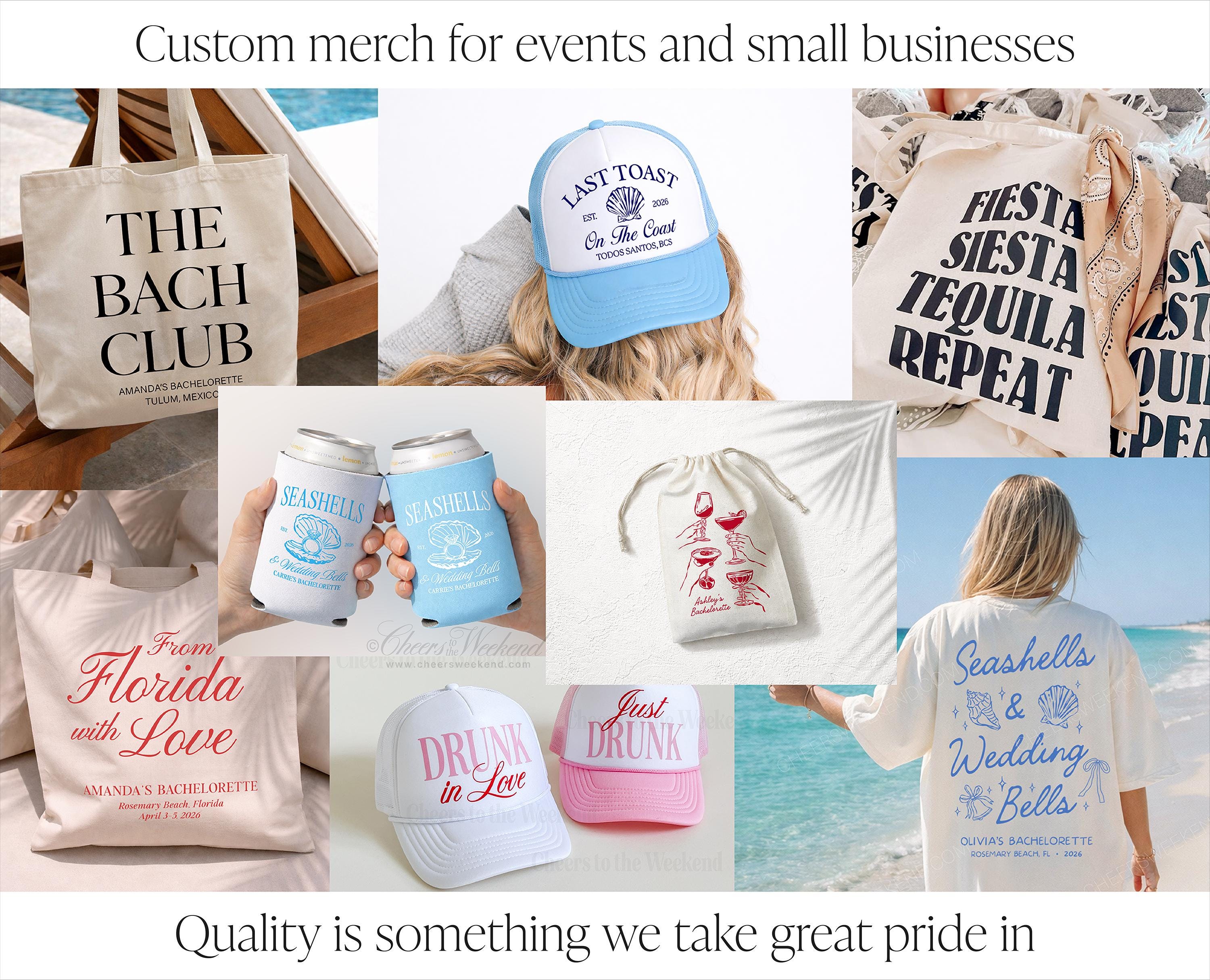 Patriotic Group Hats, USA Bachelorette Hats, 4th of July Party hats, Fourth of July Bach Hats, American Bride