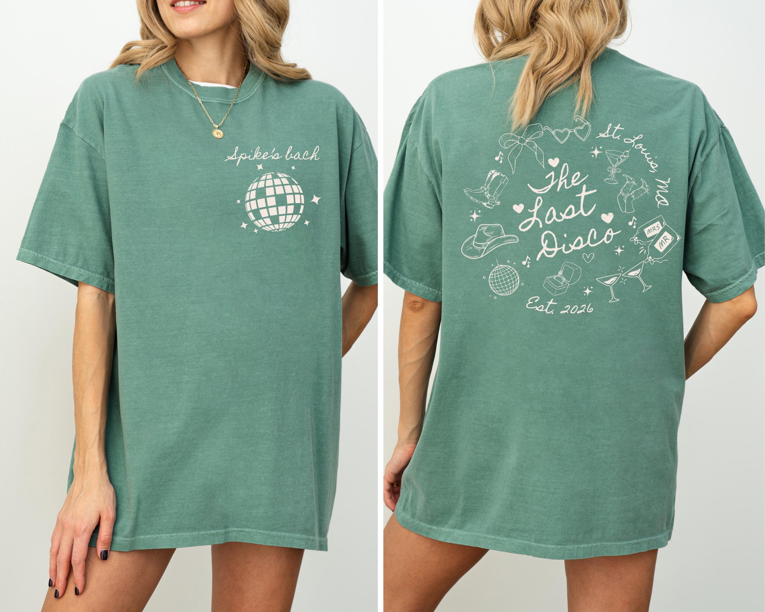 Last Disco Bachelorette Shirt Custom Disco Bride Tee Retro Bach Party Top Personalized Bride To Be Gift Disco Theme Celebration Tshirts