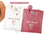 Drunk In Love Bachelorette Shirts Just Drunk Bridal Party Tee Funny Bach Trip Outfit Bride Squad Matching Shirts