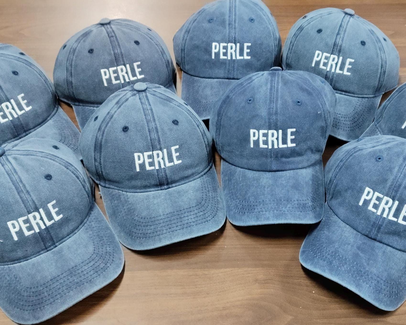 Personalized Bride Squad Hat, Custom Bachelorette Party Baseball Cap, Bridal Shower Gift for Bridesmaids