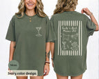 Custom Beach Bachelorette Comfort Colors Shirt, Coastal Bride Trip Tee, Bikini Shell Cocktail Party Shirt