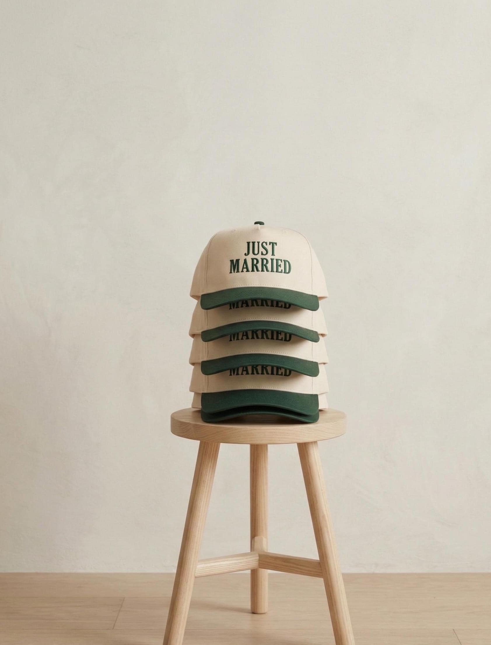 Just Married Hat, Honeymoon Cap for Bride and Groom, Bachelorette Party Gift, Wedding Gift, Embroidered Bridal Baseball Hat, Engagement Gift