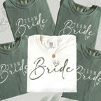 Comfort Colors® Custom Bride Bridesmaid Shirt, Briedsmaid Proposal Gift, Bridal Party T-shirt, Bach Party Shirt, Personalized Bride Tshirt