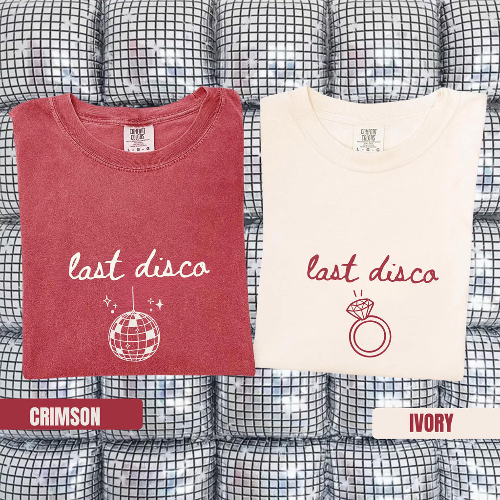 Last Disco Shirt Bachelorette Party Shirts Disco Bride tee Luxury Western Bach Cocktail Club Bridal Shower