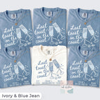 Last Toast on the Coast Shirt, Custom Beach Bachelorette Shirts, Personalized Bachelorette Shirts, Custom Location, Custom Bach Party Shirts