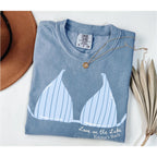 Personalized Love on the Lake Bachelorette Shirts, Custom Lake Bachelorette Shirts, Camping Lake Life Theme Tshirt, Lake Bachelorette Party