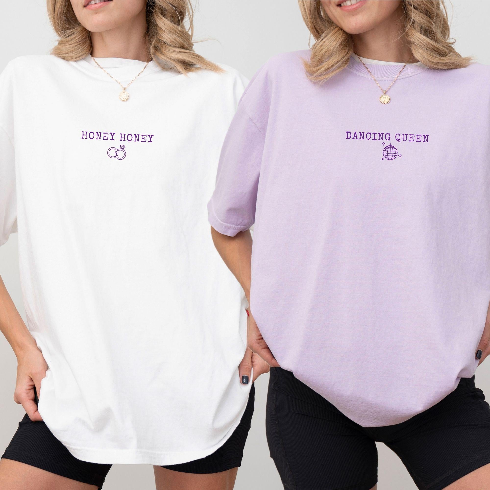 Minimalist Doodle Bachelorette Shirt, Custom Disco Bach Trip Comfort Color Tee, Matching Bride Squad Tshirt, Dance Bridal Shower
