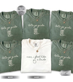 Western Nashville Bachelorette Comfort Colors® Shirts, Last Rodeo Country Bachelorette TShirt, Custom Let's Go Girls Bachelorette Party Tees