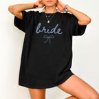 Coquette Bow Bride Shirt, Bachelorette Party Matching Tees, Bridesmaid Tee, Wedding Day Gift, Bridal Shower Shirts