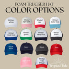 Last toast on the coast bachelorette trucker hats, Custom trucker hats, personalized bride tribe hats, beach bach party hats