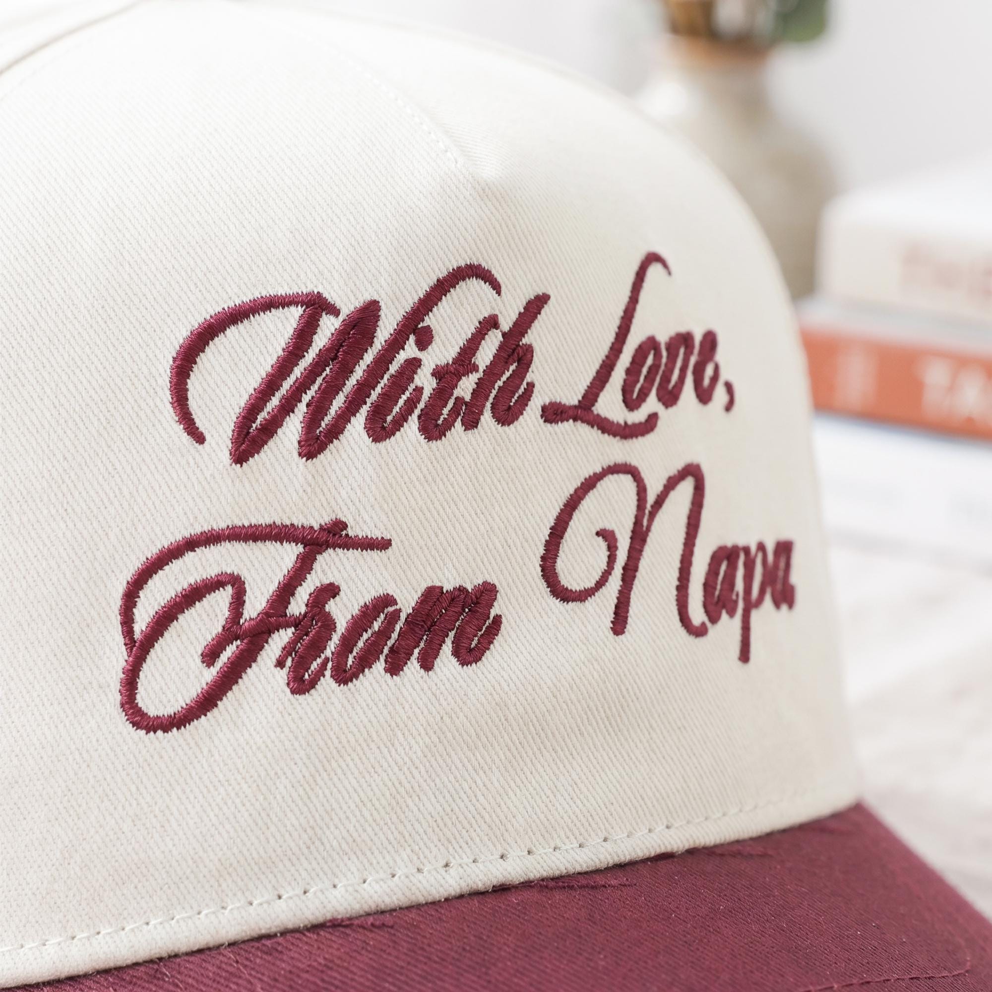 Custom Text Embroidered Hat, Your Text Here, Personalized Wedding Baseball Cap With Date, Newlywed Honeymoon Gift, Matching Couple Hats