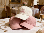 Embroidered Bride Squad Hat, Personalized Bachelorette Party Hats,Bridal Shower Gift,Bridesmaid Matching Wedding Weekend Cap