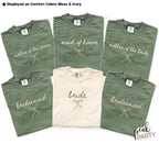 Coquette Bow Bridal Shirt, Bachelorette Outfit for Bride, Wedding Day Tee, Engagement Gift for Bride, Bridal Shower Gift, Bridal Party Shirt