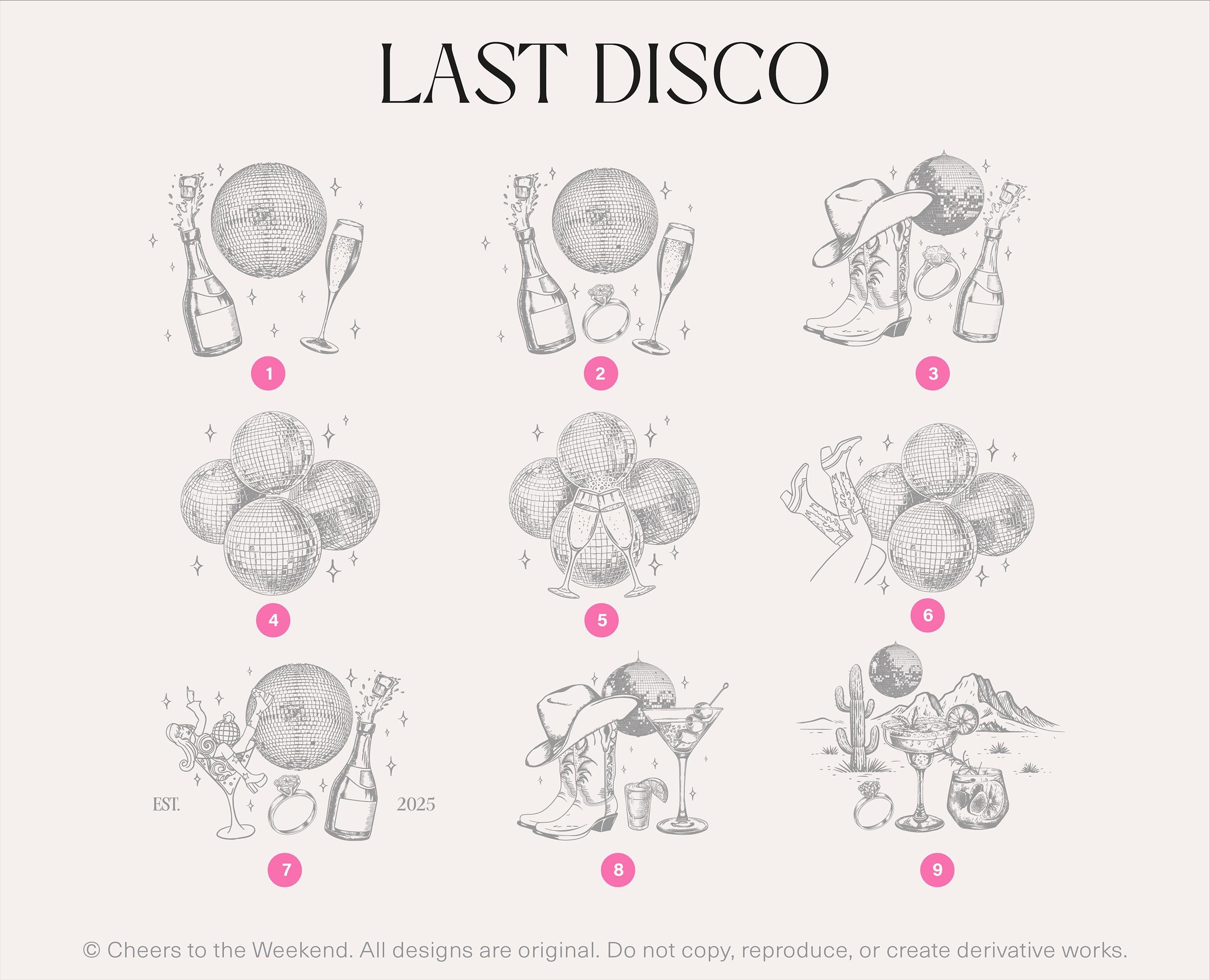 Last Disco Bachelorette Shirts, Disco Bride Custom Shirt, Comfort Colors Bachelorette Shirts