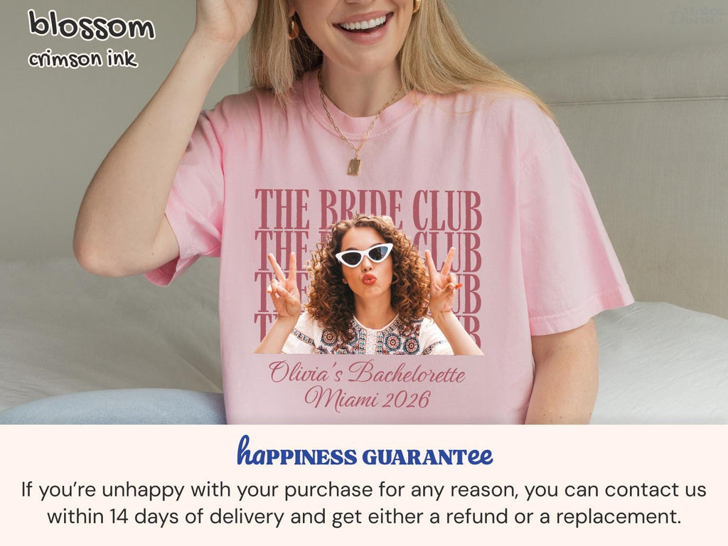 Bachelorette Custom Photo Shirts, Bachelorette Shirts With Photo, Personalized Bachelorette Party Shirts, Bach Party Shirts, Bach Trip Shirt