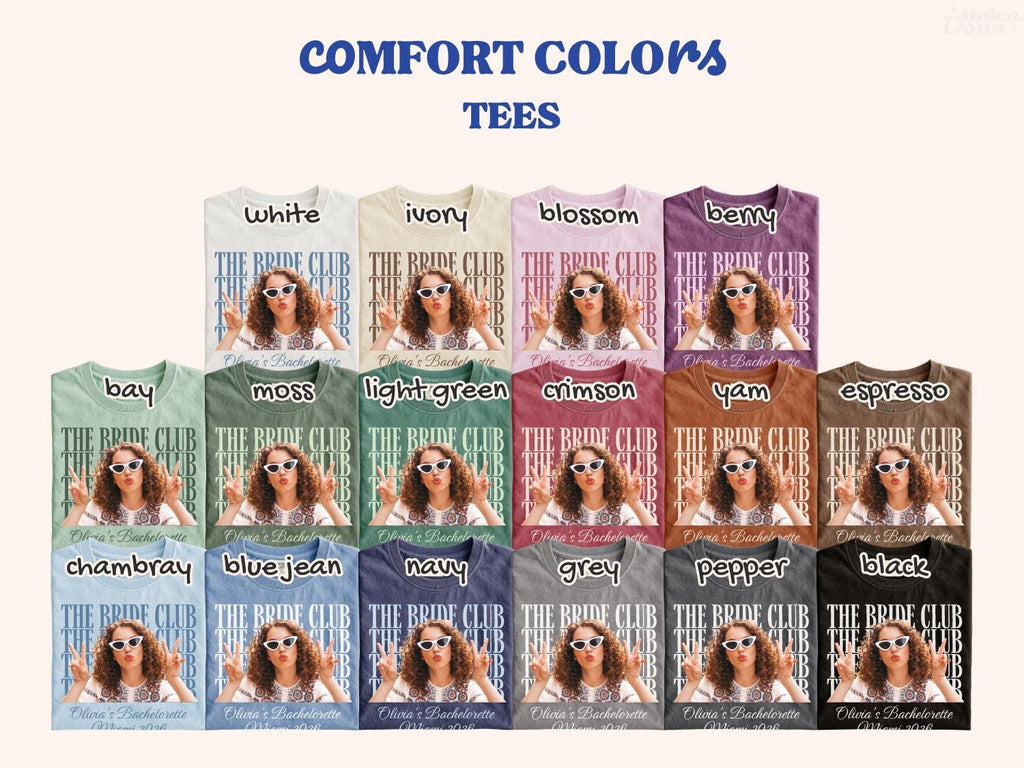 Bachelorette Custom Photo Shirts, Bachelorette Shirts With Photo, Personalized Bachelorette Party Shirts, Bach Party Shirts, Bach Trip Shirt