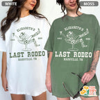 Custom Last Rodeo Bachelorette Party Shirt, Western Cowgirl Bridal Shower