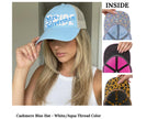 Custom Embroidered Wifey Wedding Date Gift for New Bride To-Be Text Mesh-Back Snapback Ponytail Retro Baseball Cap Vintage Style Trucker Hat