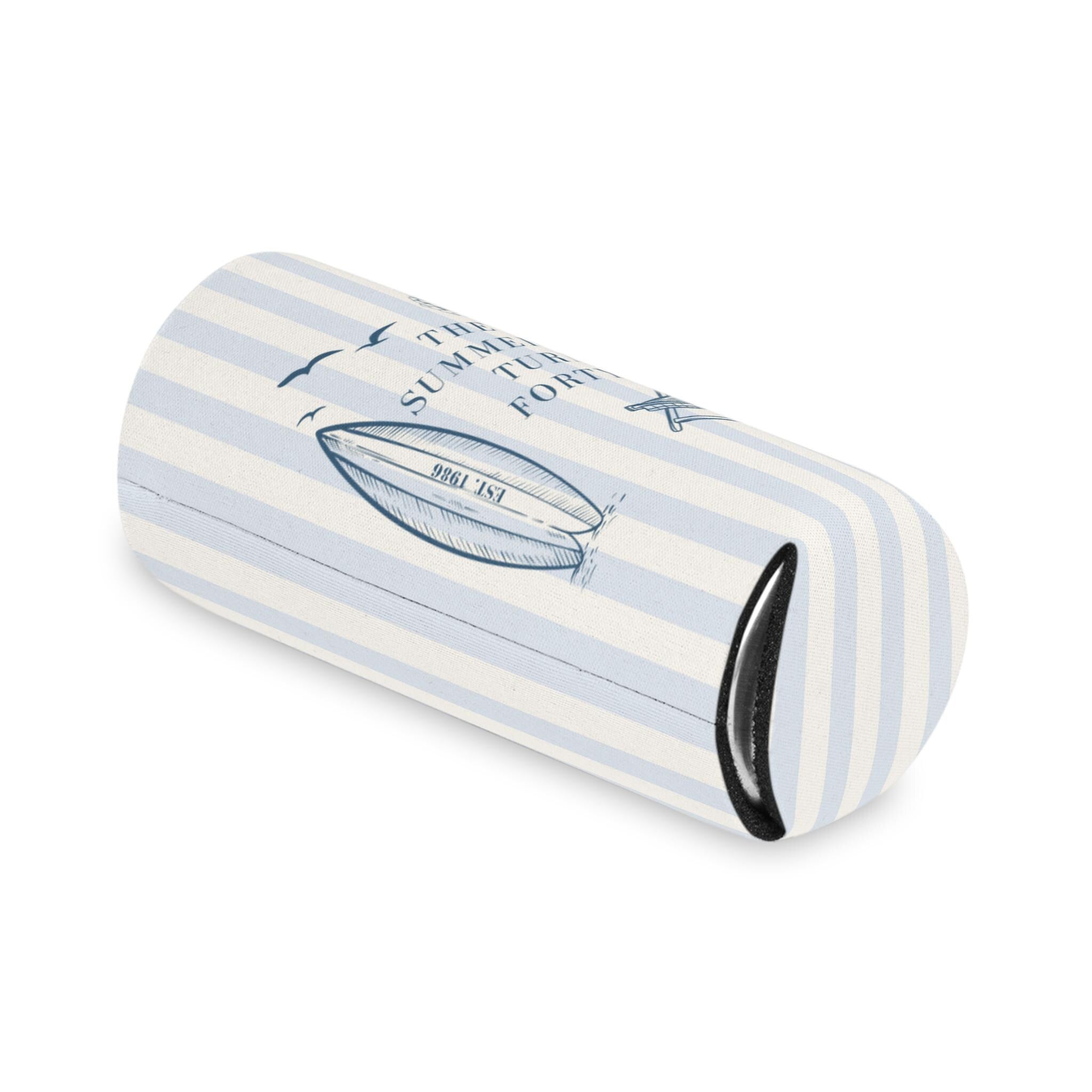 The Summer I Turned Thirty Birthday Can Cooler, 30th, 40th, 50th summer I turned any age Birthday party favors, Beach Birthday drink sleeve