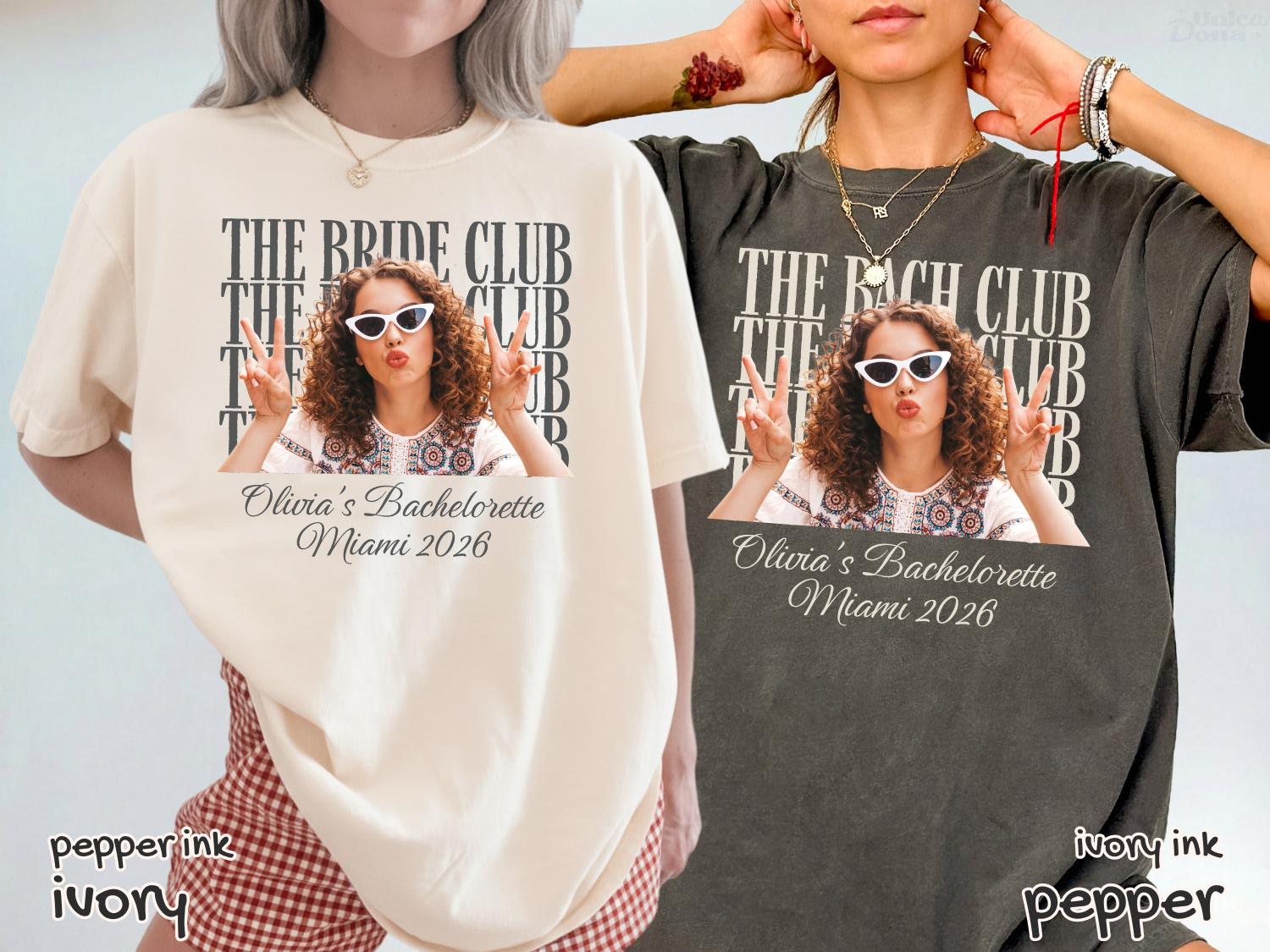Bachelorette Custom Photo Shirts, Bachelorette Shirts With Photo, Personalized Bachelorette Party Shirts, Bach Party Shirts, Bach Trip Shirt