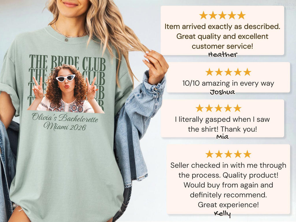 Bachelorette Custom Photo Shirts, Bachelorette Shirts With Photo, Personalized Bachelorette Party Shirts, Bach Party Shirts, Bach Trip Shirt