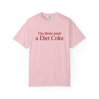 The Bride Needs a Diet Coke tshirt, Funny Bride Shirt, Bachelorette Party Tee, Wedding Morning Outfit, Bach Trip Shirt, Bridal Gift