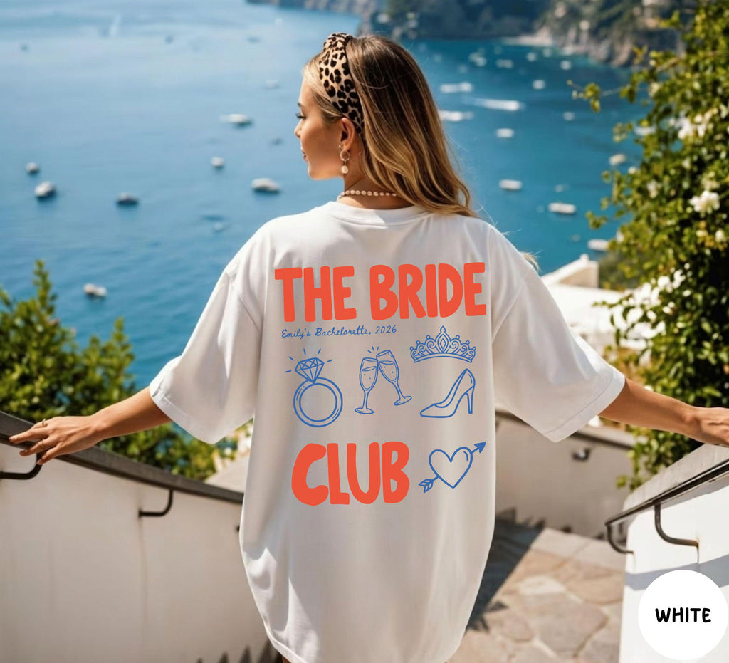 Custom Bachelorette Party Shirts, Comfort Colors Bride Tee, Bridesmaid Gift