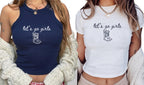 Bella Canvas Long Sleeve Western Nashville Bachelorette,Last Rodeo Country Bachelorette Shirts,Custom Let's Go Girls Bachelorette Party Tees