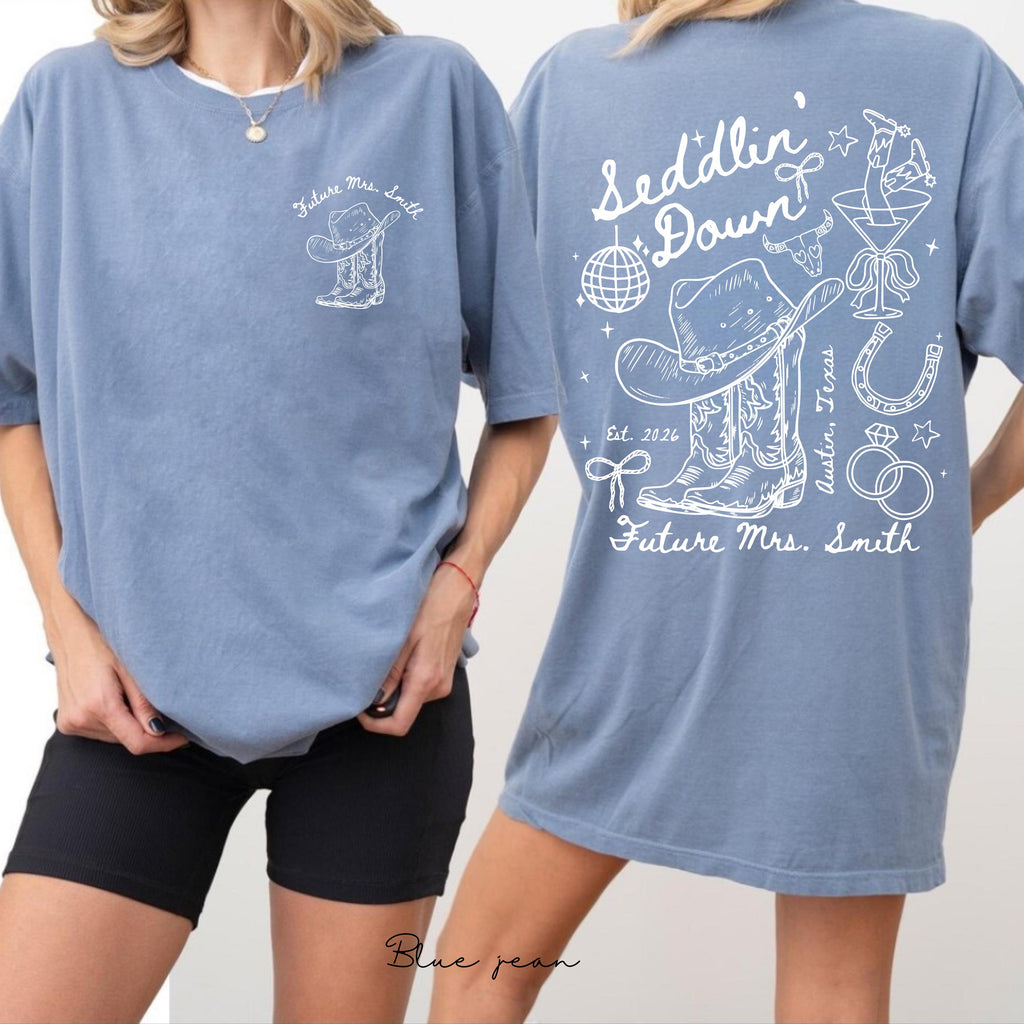 Last Rodeo Bachelorette Comfort Colors Shirt: Western Cowgirl Party, Custom Bride Tee, Personalized Nashville Bach Shirts, Matching Country