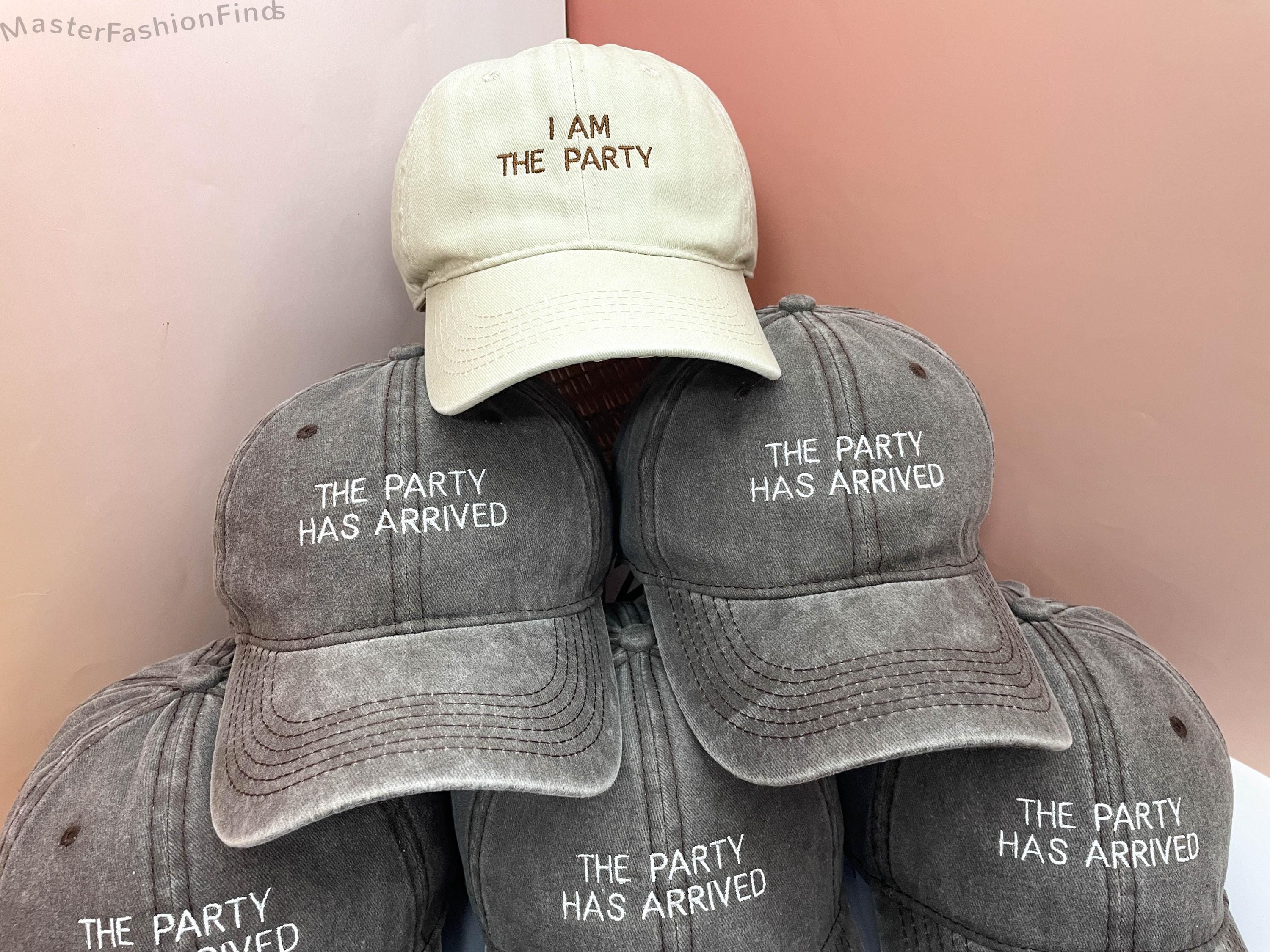 Personalized The Bride & Crew Baseball Cap | Embroidered Bride Tribe Hats | Bachelorette Party Favors and Bridal Shower Gift