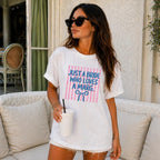 Just A Bride Who Loves A Marg Striped Tee, Bride Margarita Shirt with Coquette Bow, Bachelorette Party Tshirt, Funny Bridal Shower Gift