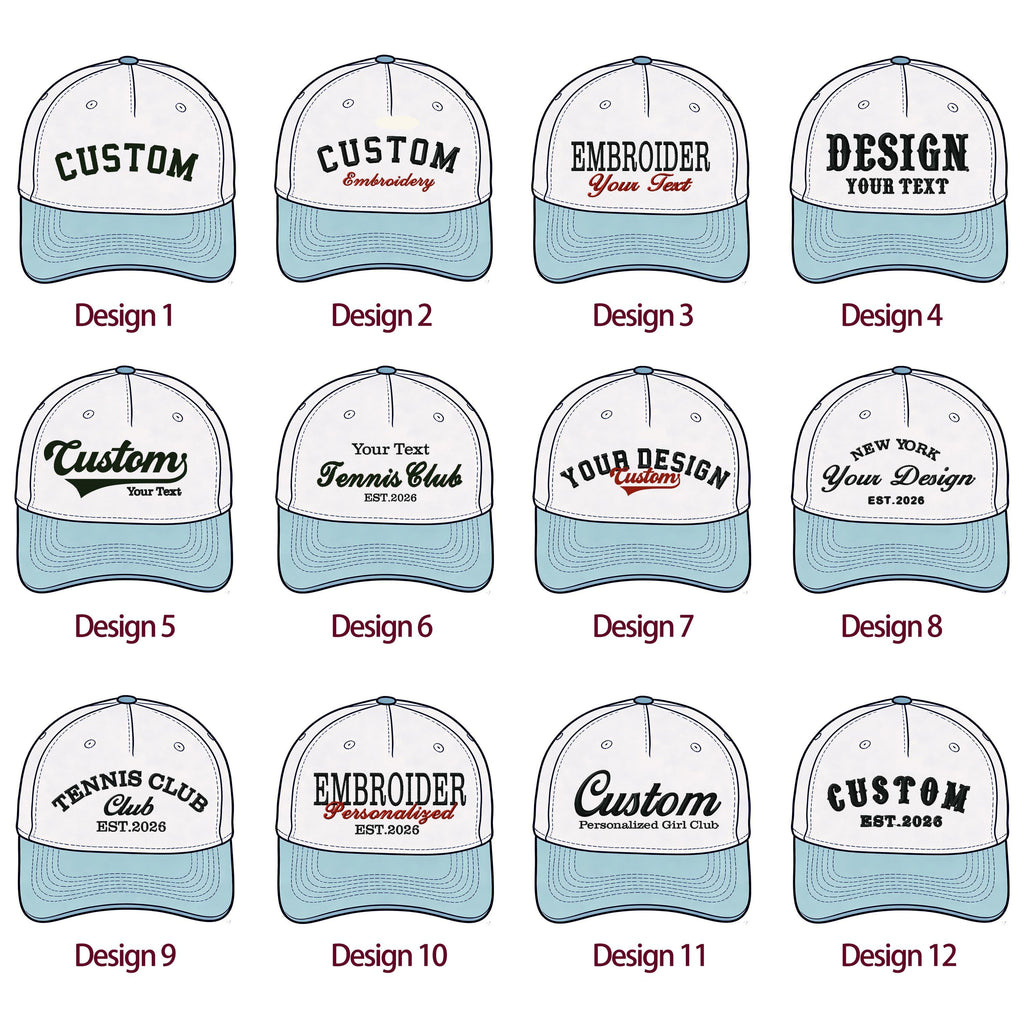 Custom Embroidered Trucker Hat, Happy Camper Hat, Dad hat,Matching Group Hats, Girls Trip Cap, Vacation Hat, Bachelorette Gift,Summer hat