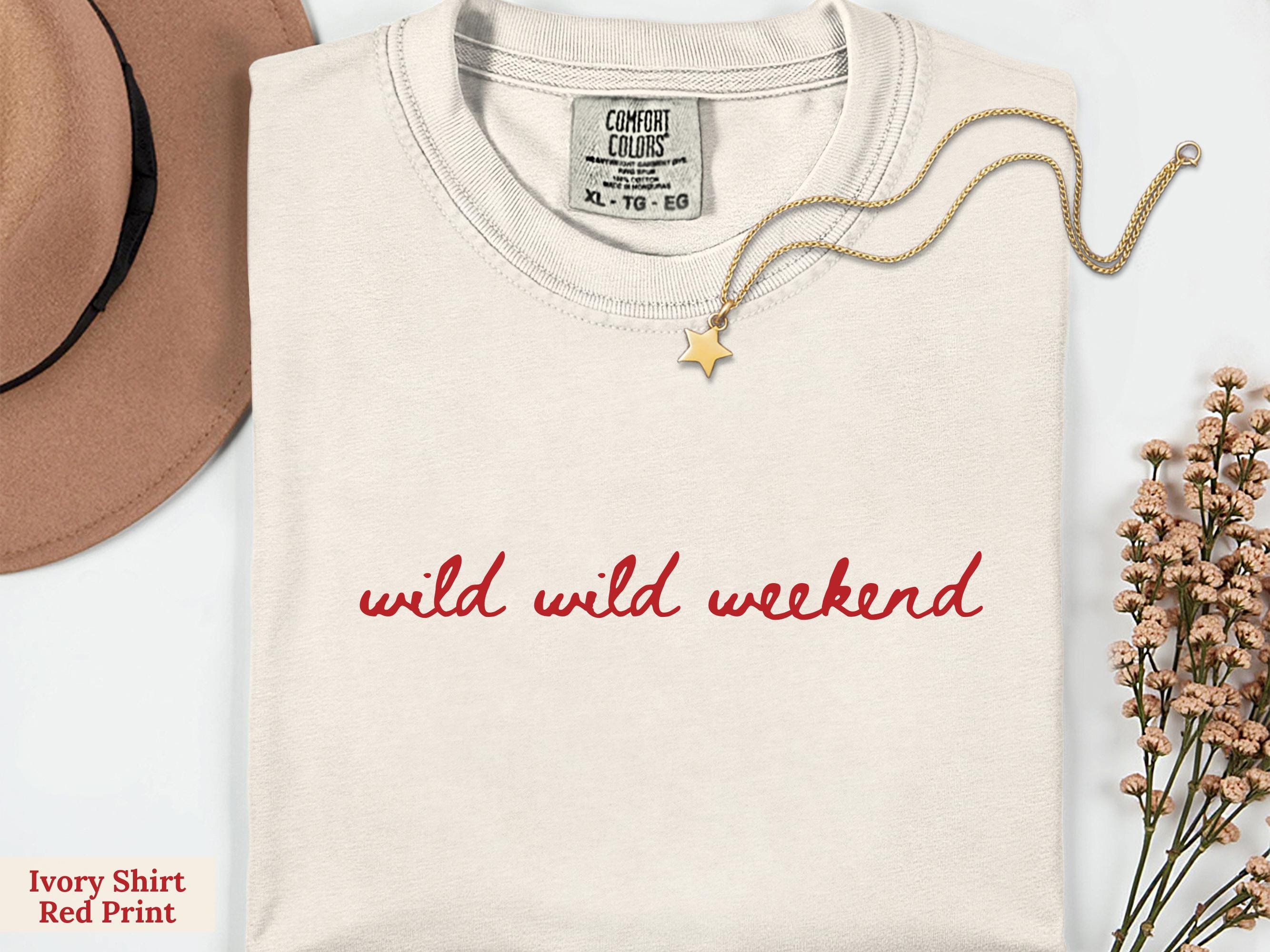 Wild Wild Wife Bachelorette Shirts-Custom Cowgirl Last Rodeo Bach Weekend-Personalized Nashville Texas Austin Western Bridal Party T-Shirts
